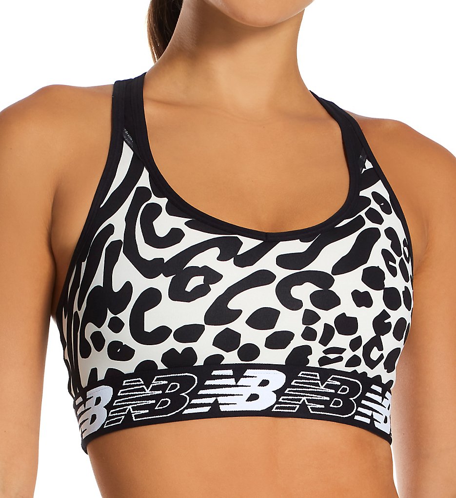 New Balance (2501900): New Balance WB11034 NB Pace Medium Impact Wireless Sports Bra 3.0 (Black/White XS) New Balance (2501900): New Balance WB11034 NB Pace Medium Impact Wireless Sports Bra 3.0 (Black/White XS)
