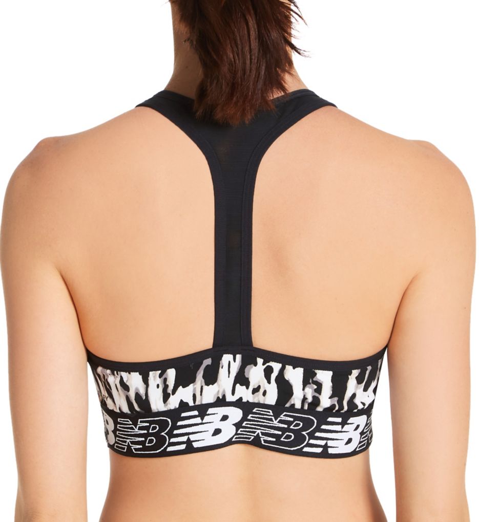 NB Pace Printed Medium Impact Sports Bra 3.0