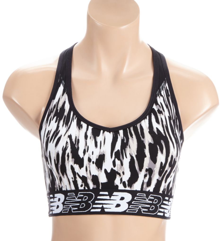 NB Pace Printed Medium Impact Sports Bra 3.0-fs