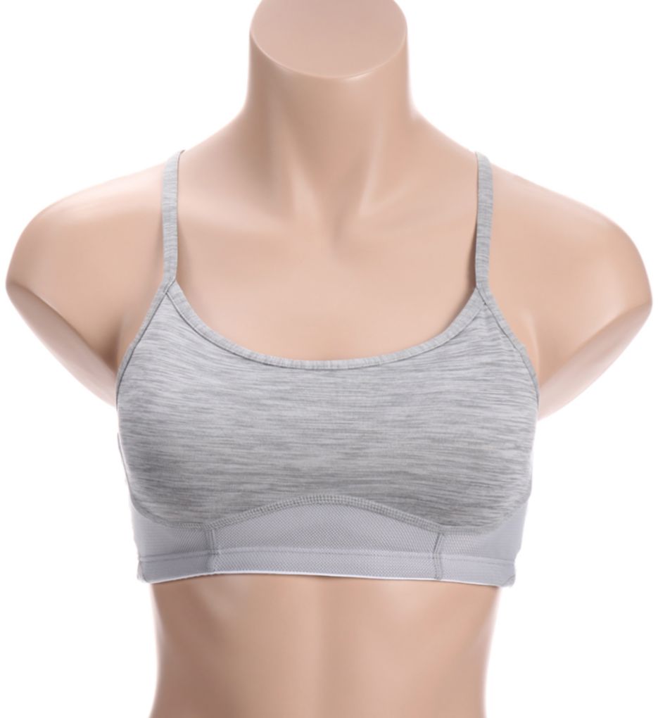 new balance grey sports bra