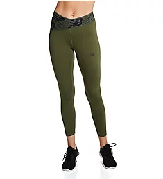 Relentless Crossover High Rise 7/8 Tight Olive Green 2X