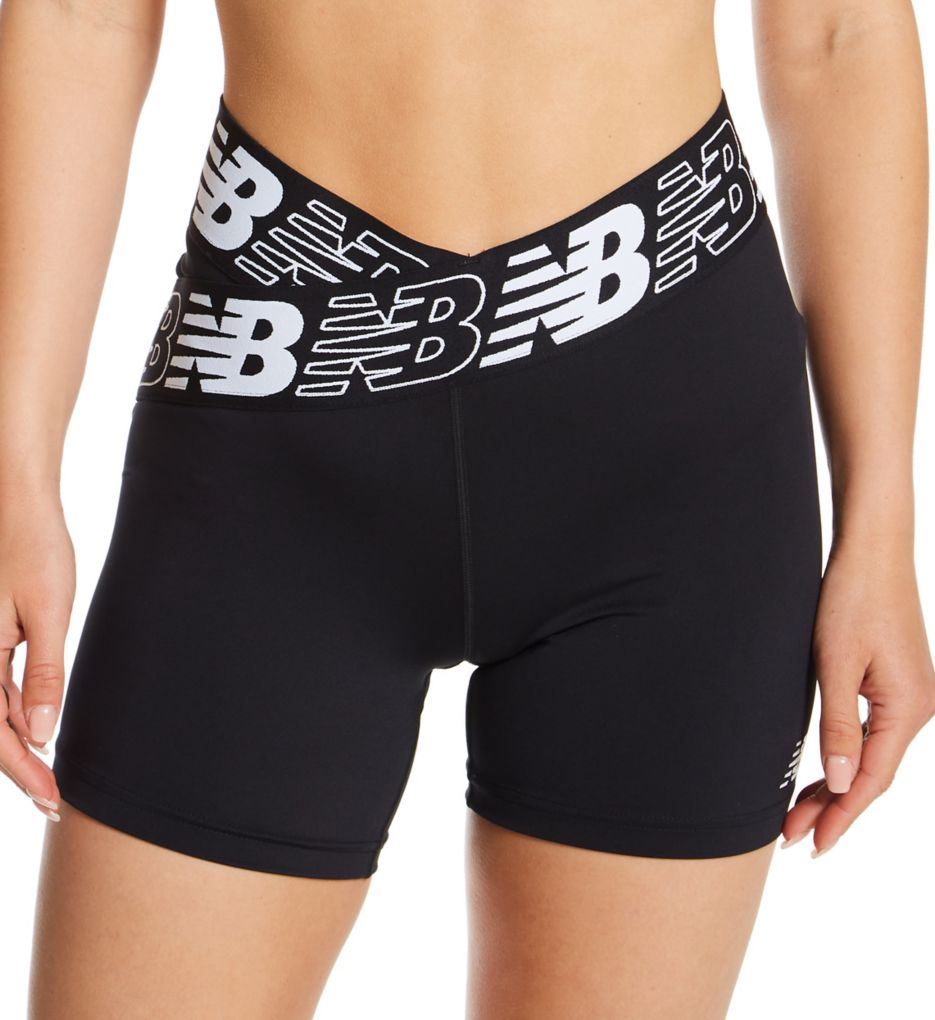 Relentless Fitted Bike Short Black XL by New Balance
