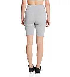 Essentials Stacked Fitted Logo Bike Short Athletic Grey S