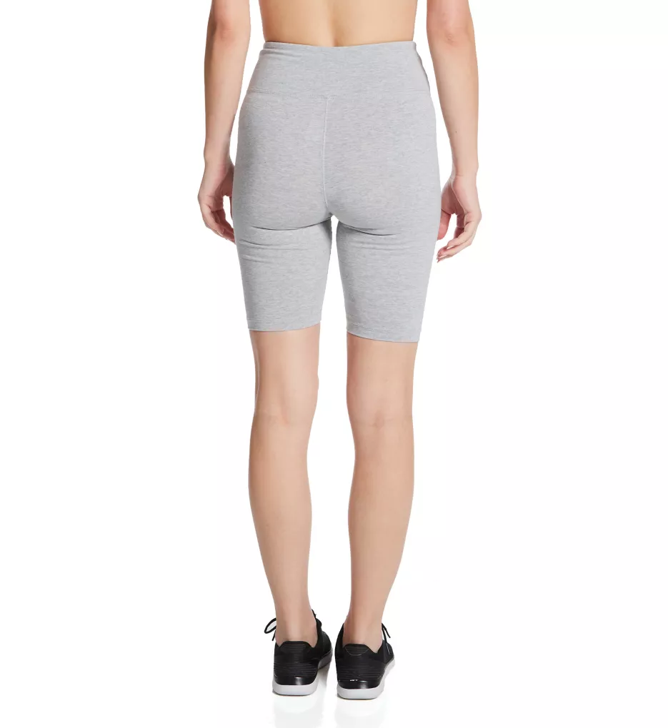 Essentials Stacked Fitted Logo Bike Short Athletic Grey S