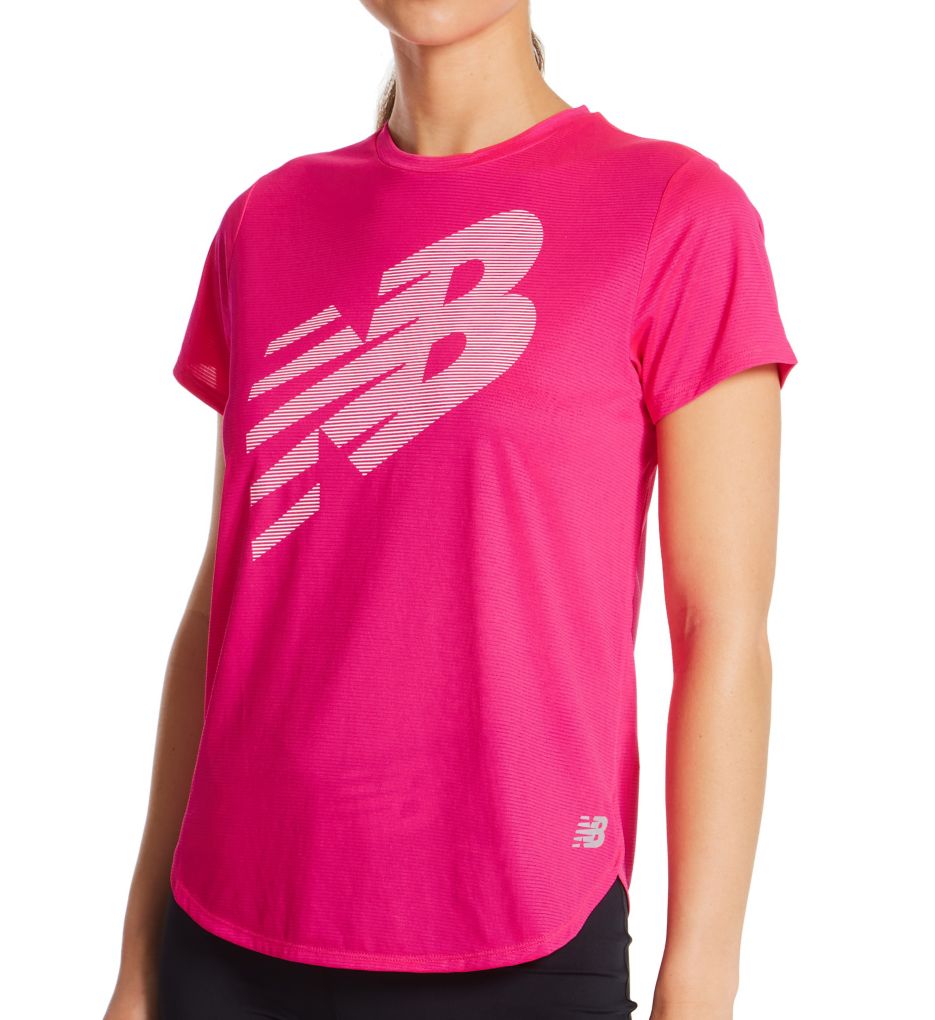 New Printed Accelerate Sleeve WT11221 - New Balance Shirts & Tops