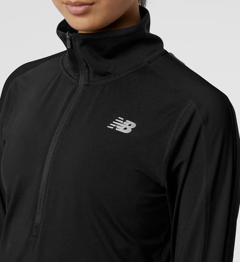 Accelerate Core 1/2 Zip Pullover Black L by New Balance