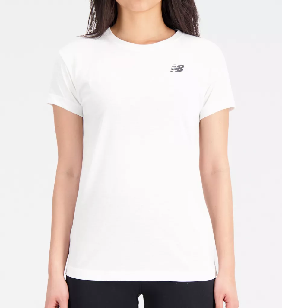 New Balance Relentless Sweat Tank White & Black Relaxed Fit Womens Size  Large