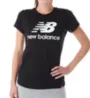 New Balance Essentials Stacked Logo Crew Neck Short Sleeve Tee WT91546 - Image 1