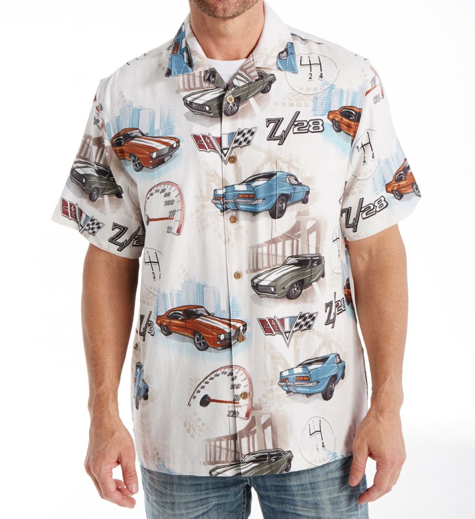 Camaro Roar Button Down Shirt-fs