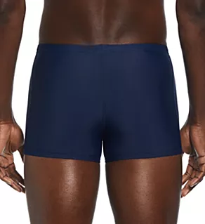 Solid Square Leg Swim Trunk Midnight Navy 32