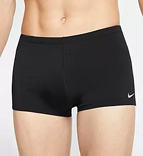 Hydrastrong Solid Square Leg Swim Trunk Black 38 Waist