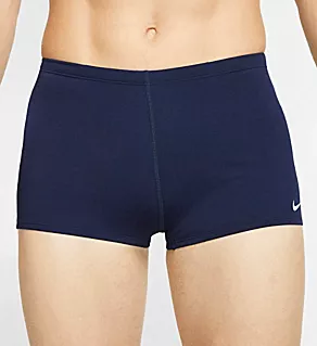 Hydrastrong Solid Square Leg Swim Trunk Midnight Navy 32 Waist