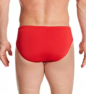 Hydrastrong Solid Swim Brief University Red 32 Waist