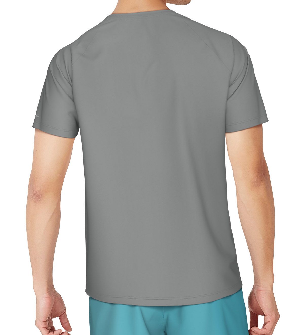Nike Dri-Fit Short Sleeve Rashguard Cool Grey M  - Image 2