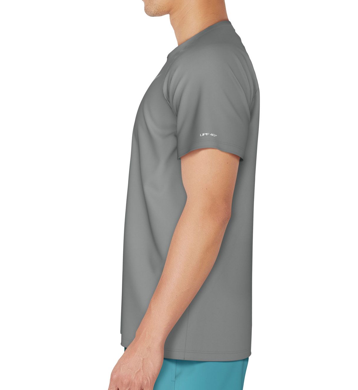 Nike Dri-Fit Short Sleeve Rashguard Cool Grey M  - Image 1