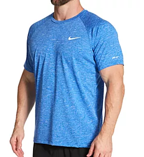 Dri-Fit Short Sleeve Heather Rashguard Game Royal Heather S