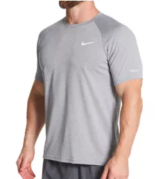 Dri-Fit Short Sleeve Heather Rashguard Particle Grey Heather S