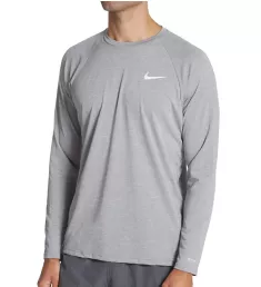 Dri-Fit Long Sleeve Heather Rashguard Particle Grey Heather M