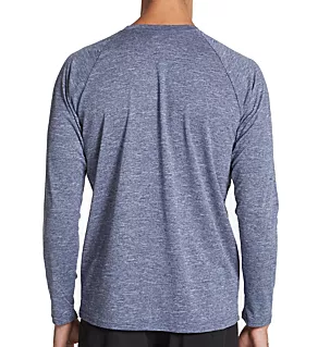 Dri-Fit Long Sleeve Heather Rashguard Midnight Navy Heather 2XL