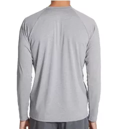 Dri-Fit Long Sleeve Heather Rashguard Particle Grey Heather M