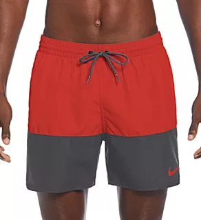 5 Volley Short With Brief Liner University Red S