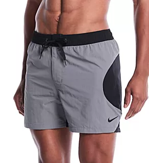 5 Fully Lined Volley Short Black S