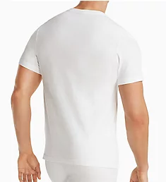 Everyday Cotton V-Neck T-Shirts - 2 Pack WHT M