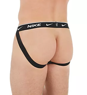 Everyday Cotton Stretch Jockstraps - 3 Pack Black L