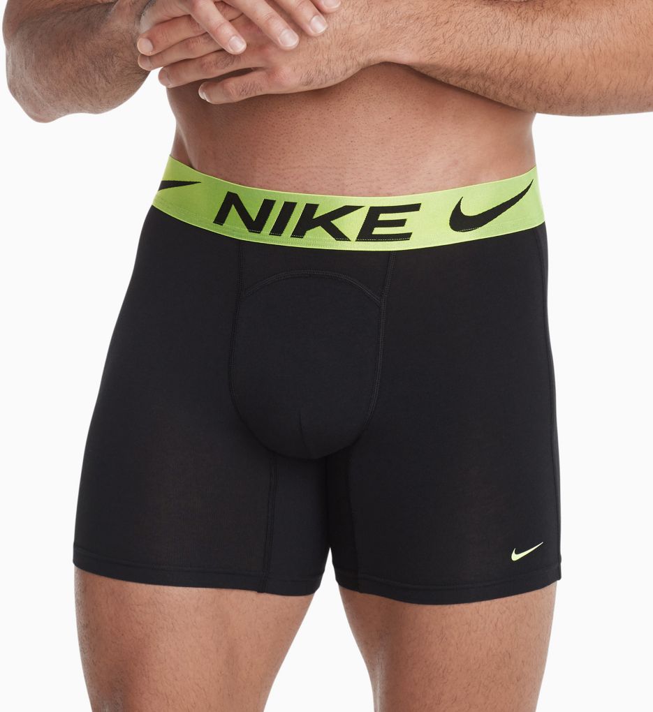 Nike Men's Luxe Cotton-Modal Blend No Fly Boxer Briefs Size 2XL