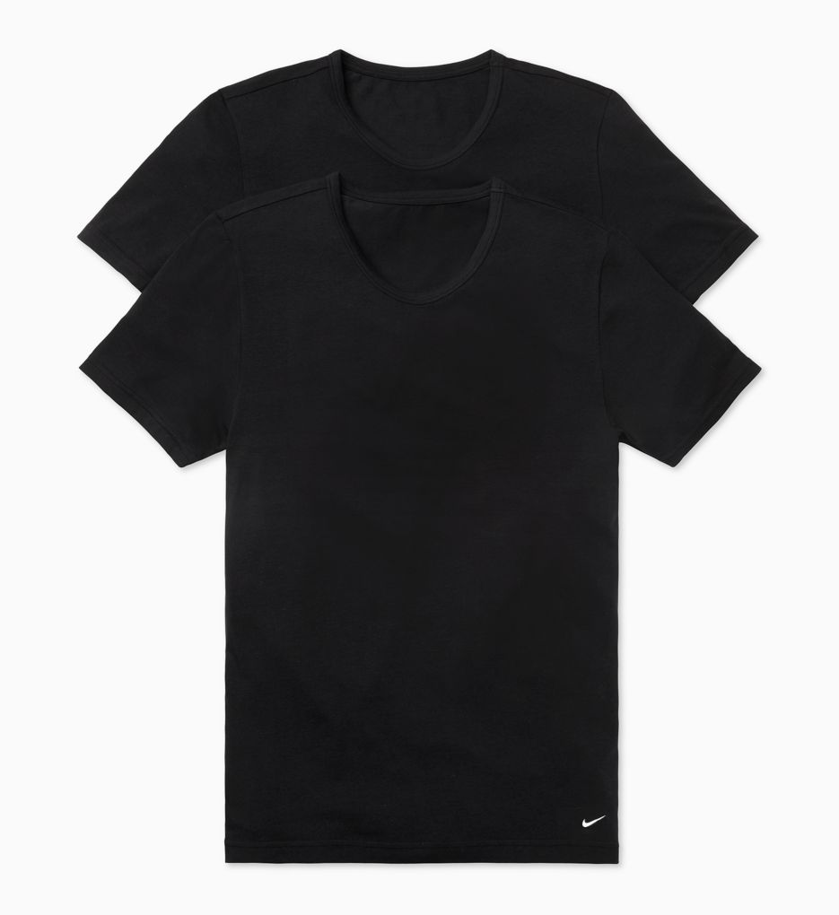 Nike Dri-FIT Essential Cotton Stretch Men's Slim Fit Crew Neck Undershirt  (2-Pack).