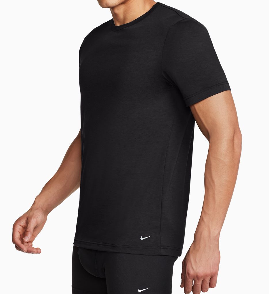 Nike Dri-FIT Essential Cotton Stretch Men's Slim Fit Crew Neck Undershirt  (2-Pack).