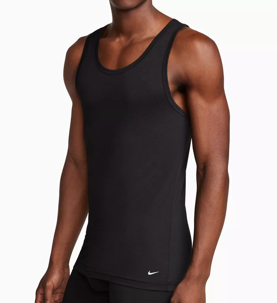 Dri-FIT Reluxe Athletic Tank - 2 Pack Black M