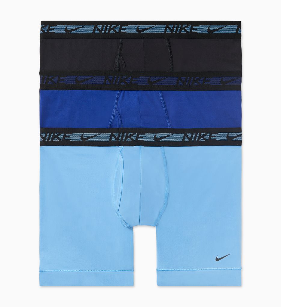 Micro Grid Woven Boxers - Royal Blue