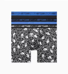 Ultra Stretch Micro Boxer Brief - 3 Pack Stacked Logo Print S