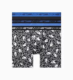 Ultra Stretch Micro Boxer Brief - 3 Pack Stacked Logo Print S
