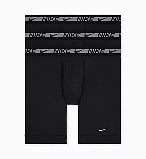 Ultra Stretch Micro Long Leg Boxer Brief - 3 Pack Black S