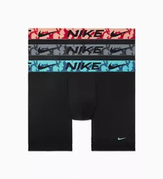 Essential Micro Boxer Brief - 3 Pack Black Tie Dye XL