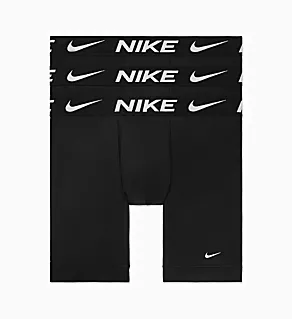 Essential Micro Long Boxer Brief - 3 Pack Black M