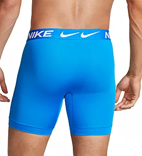 Essential Micro Long Boxer Brief - 3 Pack Blue/Dark Grey/Black 2XL
