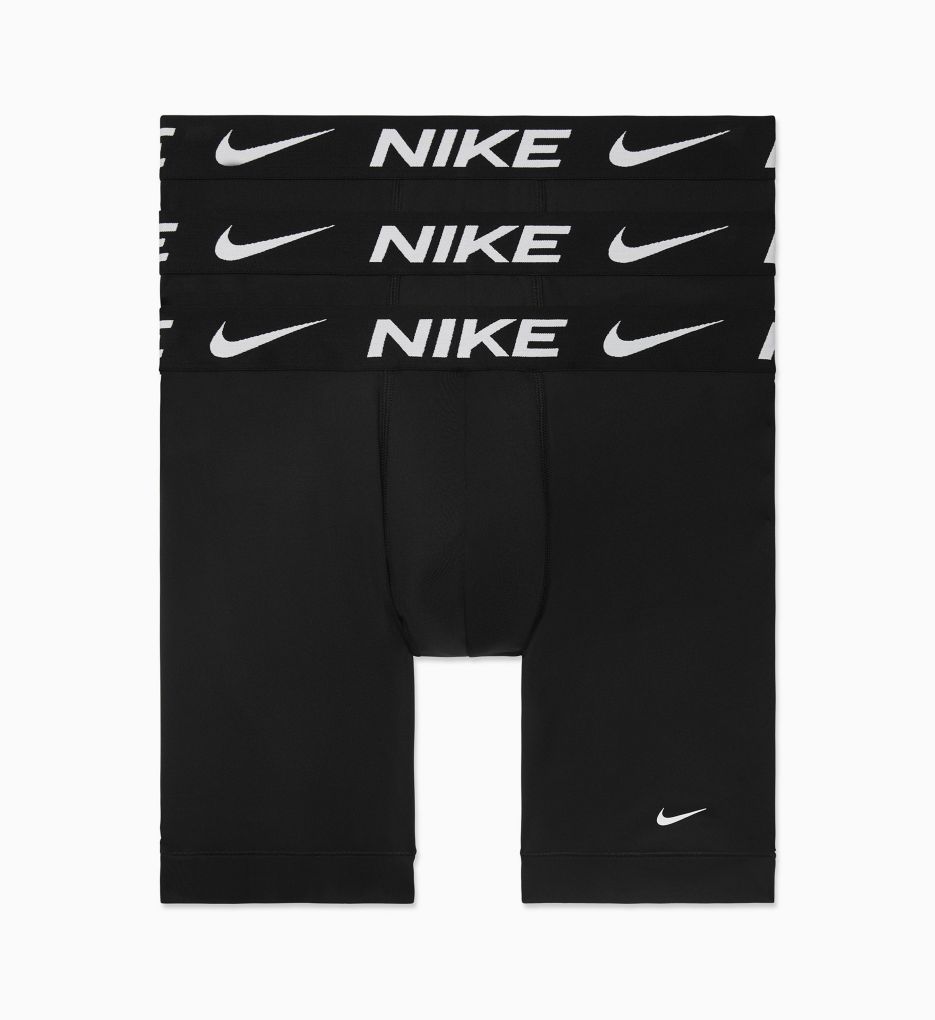 NIKE ESSENTIAL MICRO store MEN'S 3 PACK LONG BRIEFS BLACK L