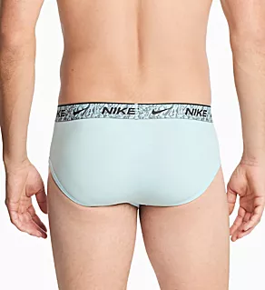 Essential Cotton Stretch Brief with Fly - 3 Pack Sky Blue L