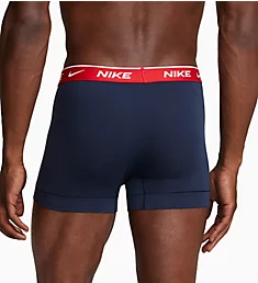 Essential Cotton Stretch Trunk - 3 Pack Obsidian/Cool Grey/Red L