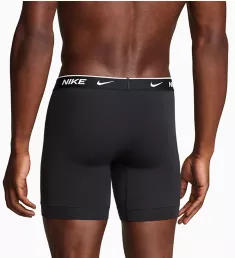 Essential Cotton Stretch Boxer Brief - 3 Pack Black S