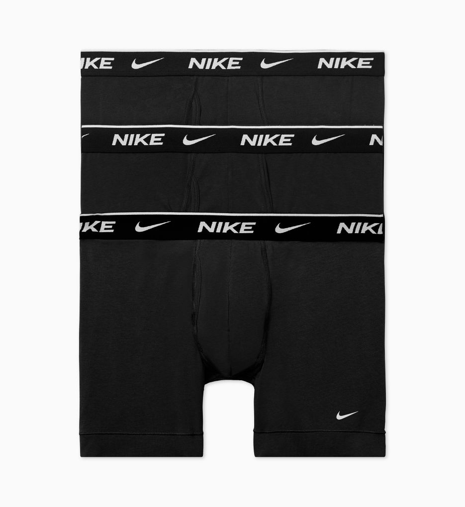 Nike Dri FIT Cotton Stretch Boxer Brief - 3 Pack Obsidian/Royal/Black S  - Image 3