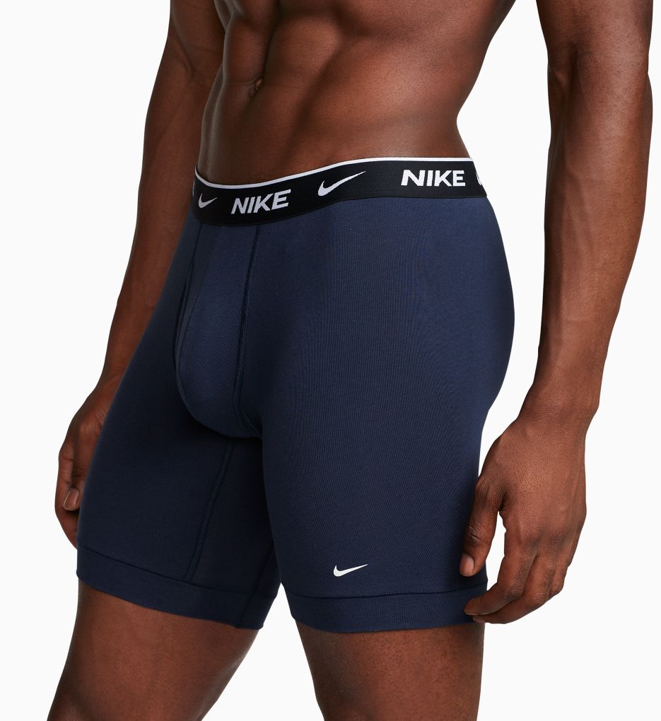Nike 3 Pack Essential Long Boxer, Black