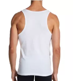 Essential Cotton Stretch Tank - 2 Pack WHT S