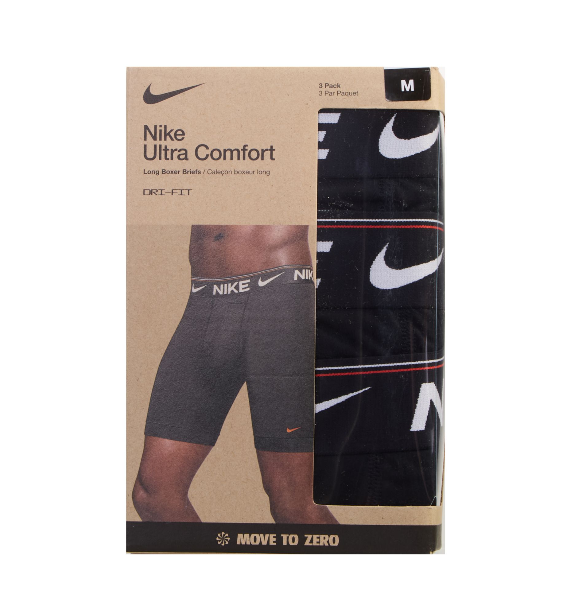 Nike Ultra Comfort Boxer Brief Long - 3 Pack KE1263 - Image 3