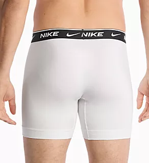 Essential Cotton Stretch Boxer Brief  - 3 Pack White/Heather/Black 2XL