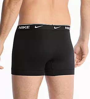 Essential Cotton Stretch Trunk - 3 Pack Black 2XL