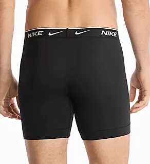 Essential Cotton Stretch Boxer Brief - 5 Pack Blk/Wht/Grey/Red/Blue XL
